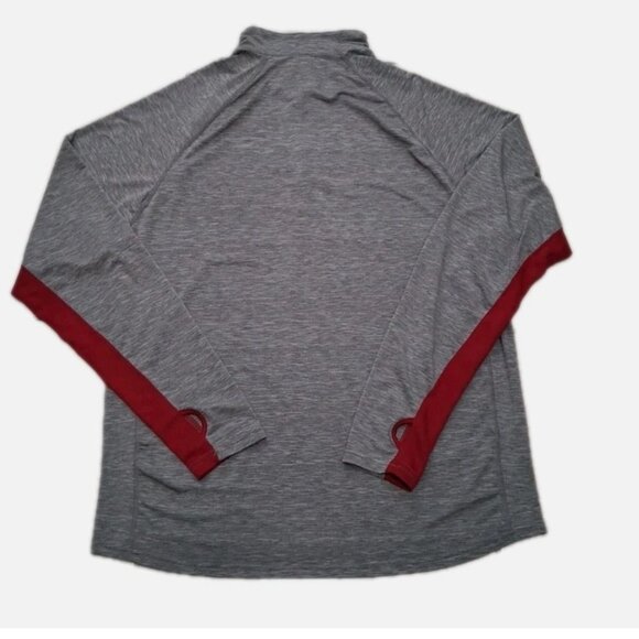 47 Forward 144th Kentucky Derby Quarter Zip Heathered Womans Large Thumb Holes - Picture 2 of 10